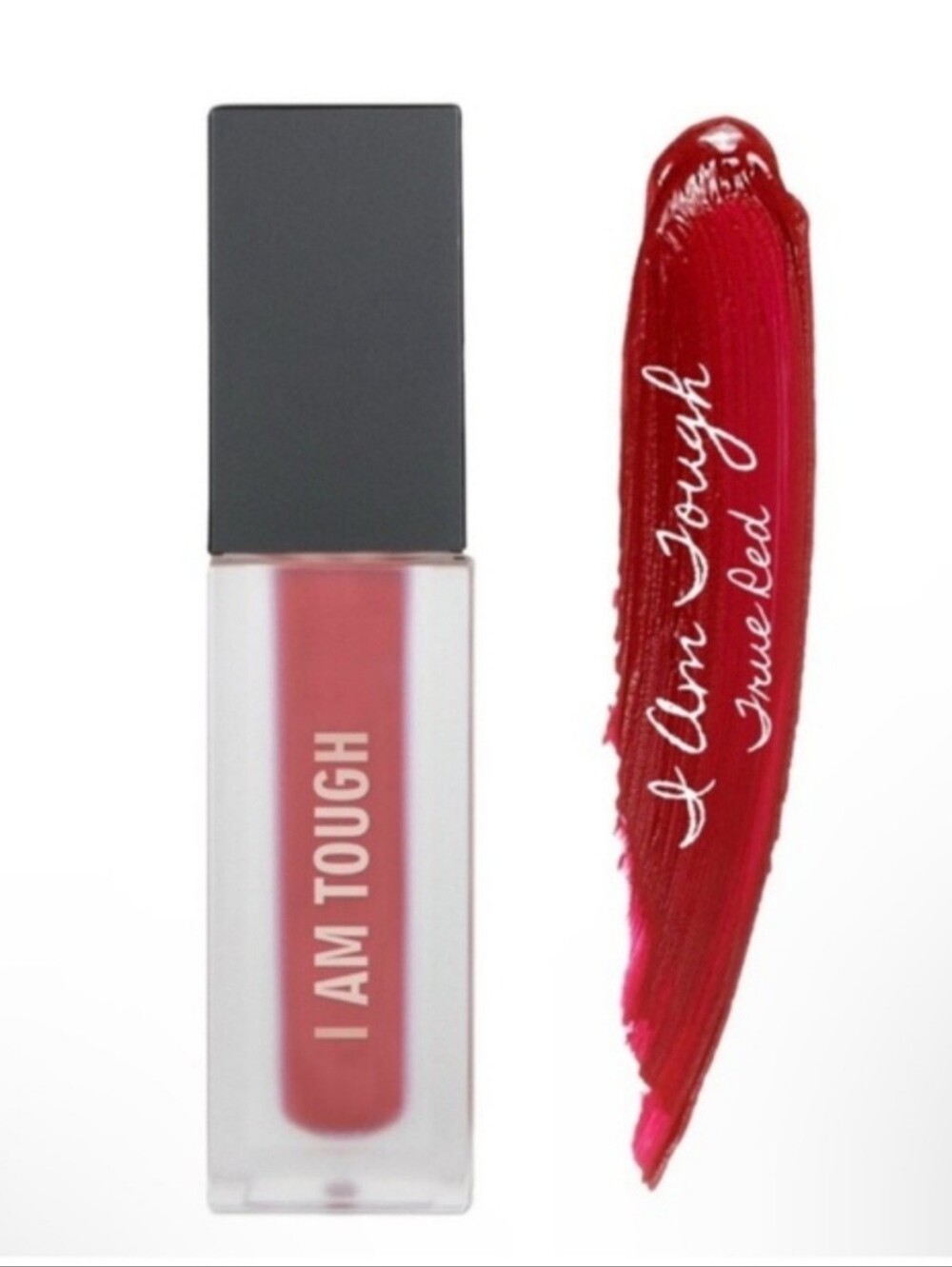 RealHer I Am Tough Liquid Lipstick - Deep Red